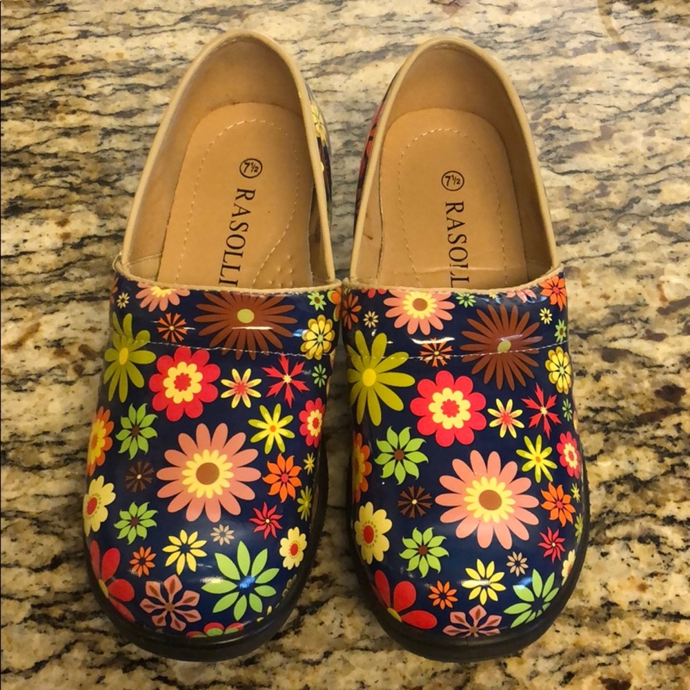 Rasolli Clogs Flowers